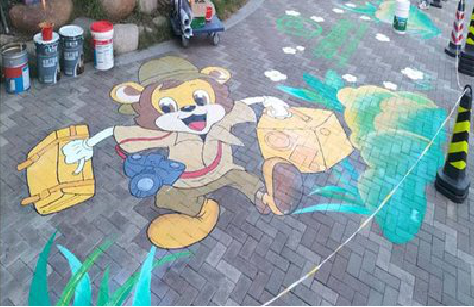 安吉夏季画地面彩绘会遇到的问题