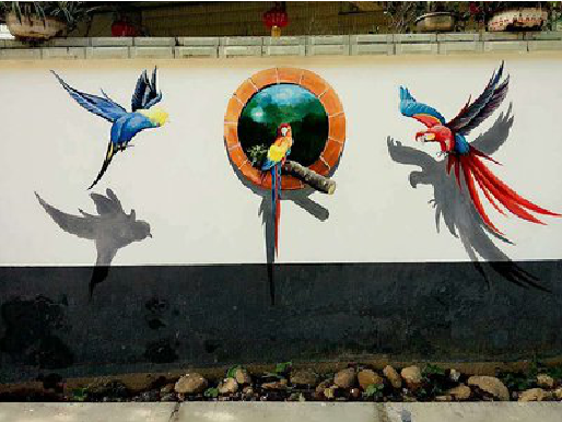 安吉视觉错位-3D墙绘设计