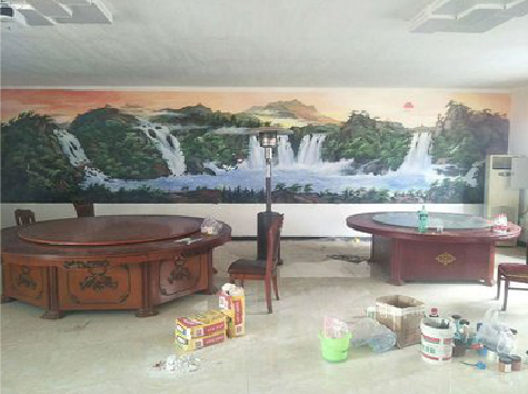 安吉墙绘-写实风景