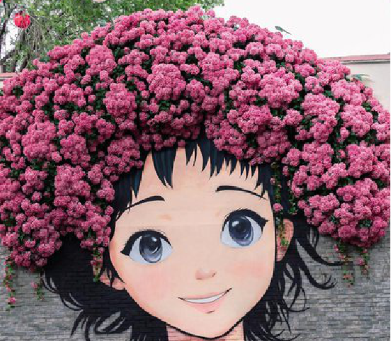 安吉墙体彩绘-网红墙打卡