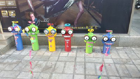 安吉商业区彩绘