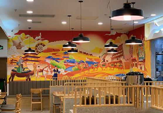 安吉商业空间彩绘介绍。