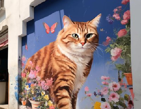 安吉自己绘制有个性的手绘墙