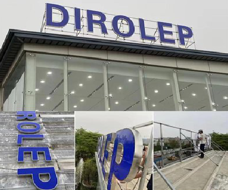 安吉楼顶发光字安装的注意事项。